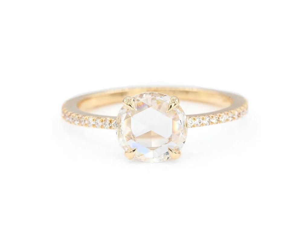 1-Carat Round Rose Cut Taylor Ring