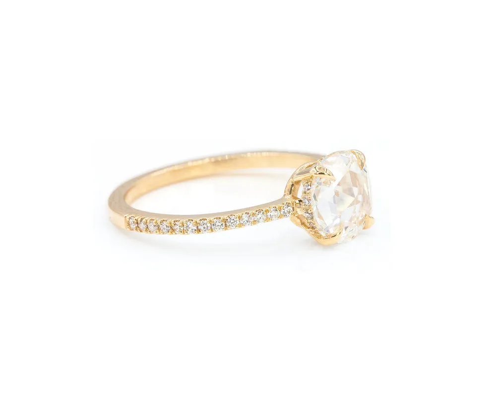 1-Carat Round Rose Cut Taylor Ring