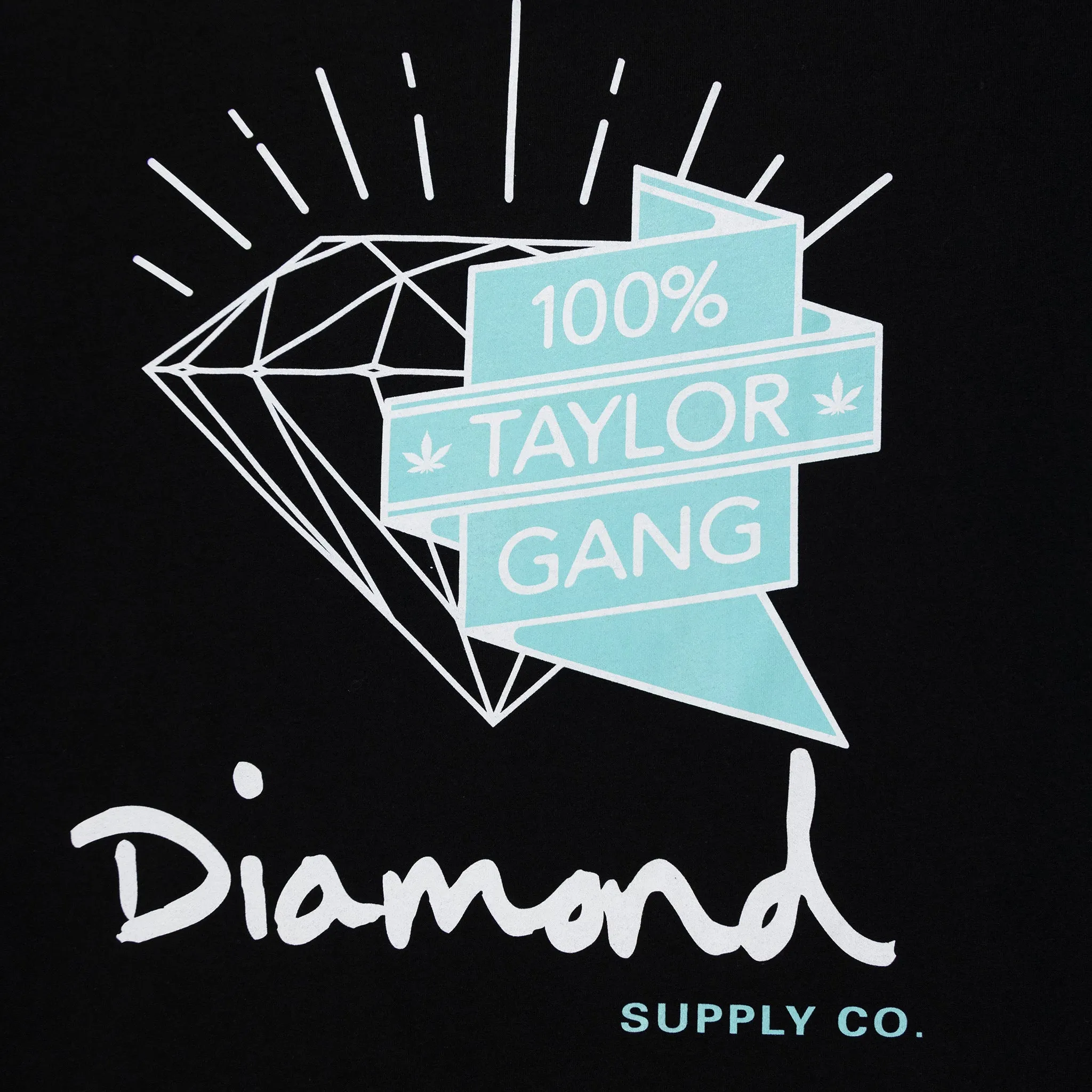 100% TAYLOR GANG TEE (Black)