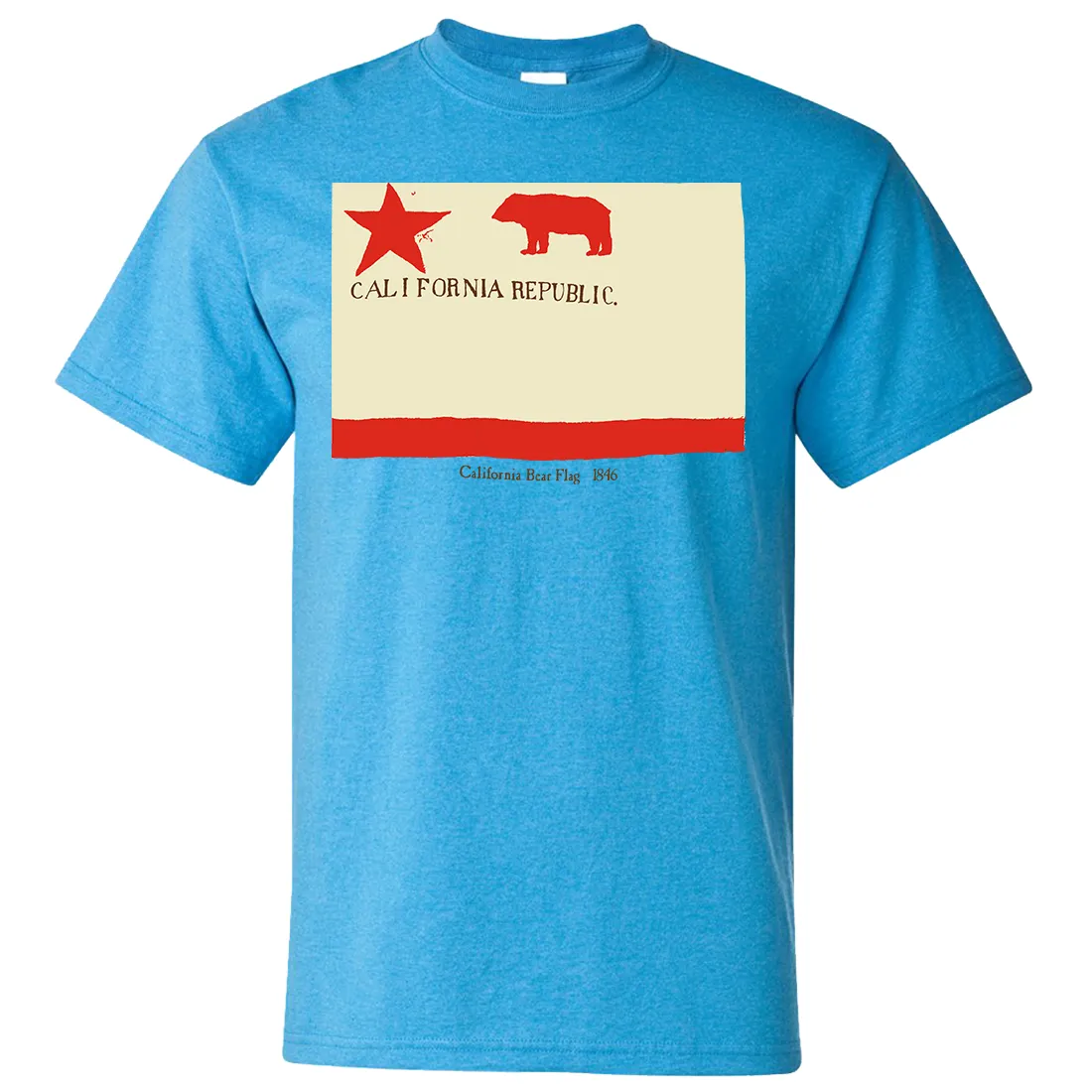 1846 California Republic State Flag T-shirt/tee