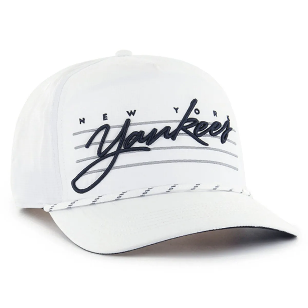 '47 Brand New York Yankees Downburst White Hitch