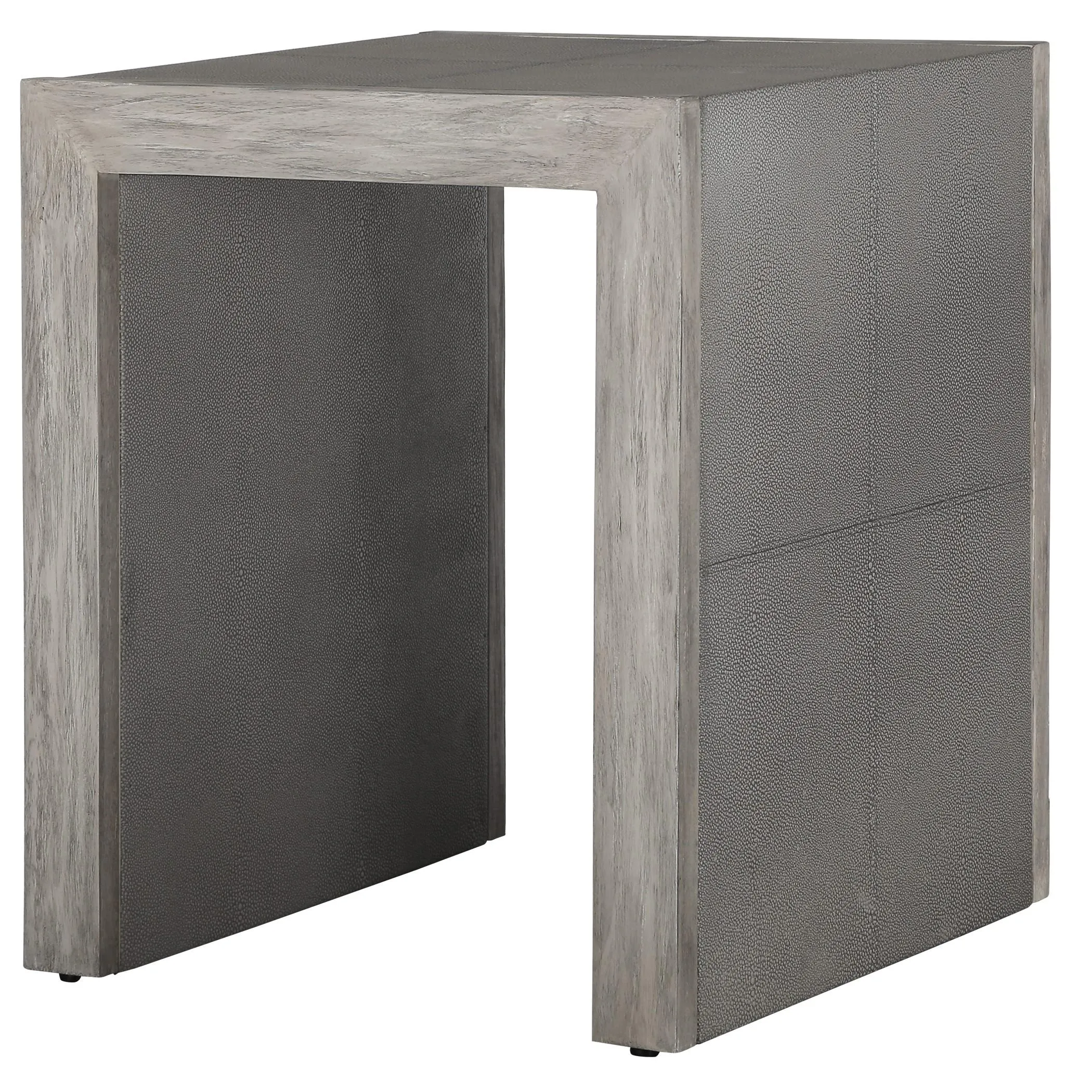 Aerina Modern Gray End Table