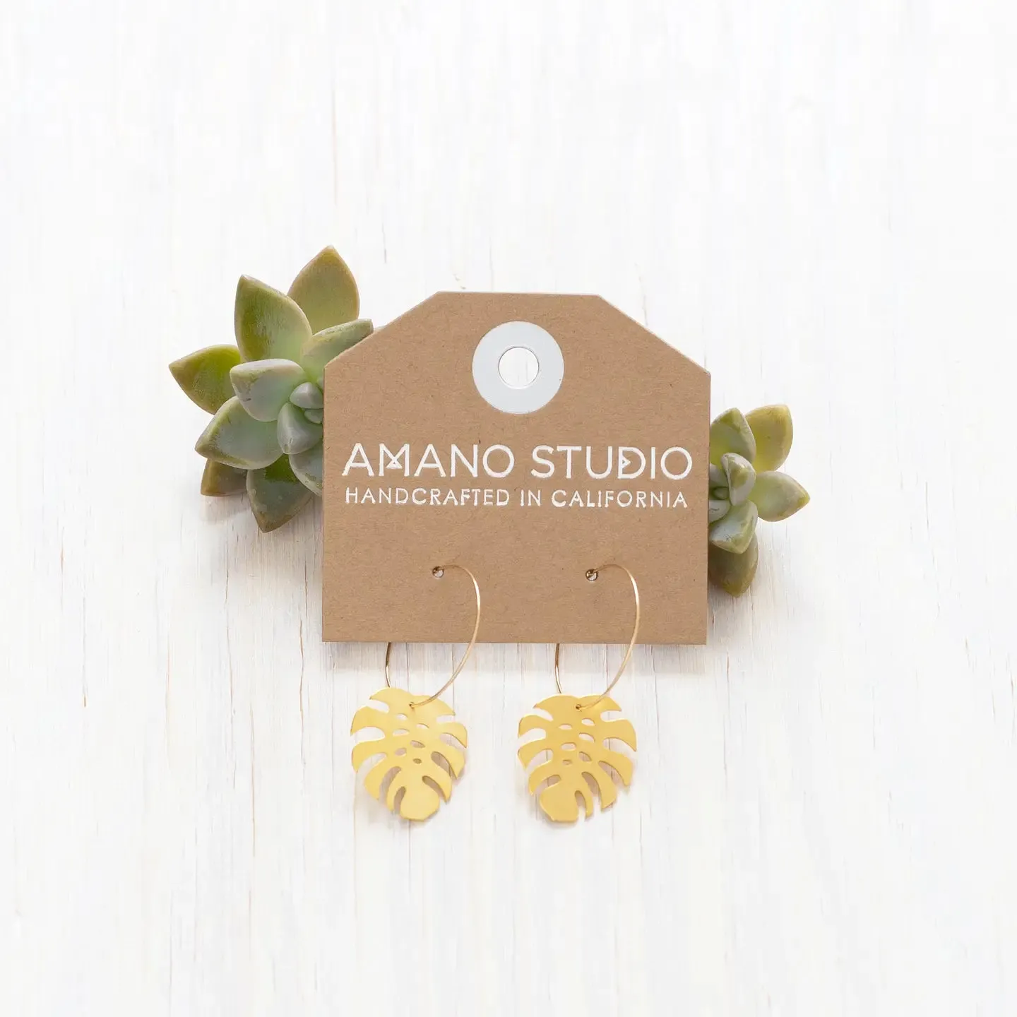 Amano Studio - Monstera Hoops