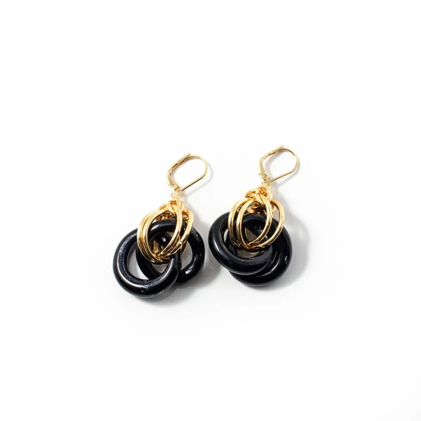 Ann - Marie Chagnon Sela Anthracite Earrings - 607270