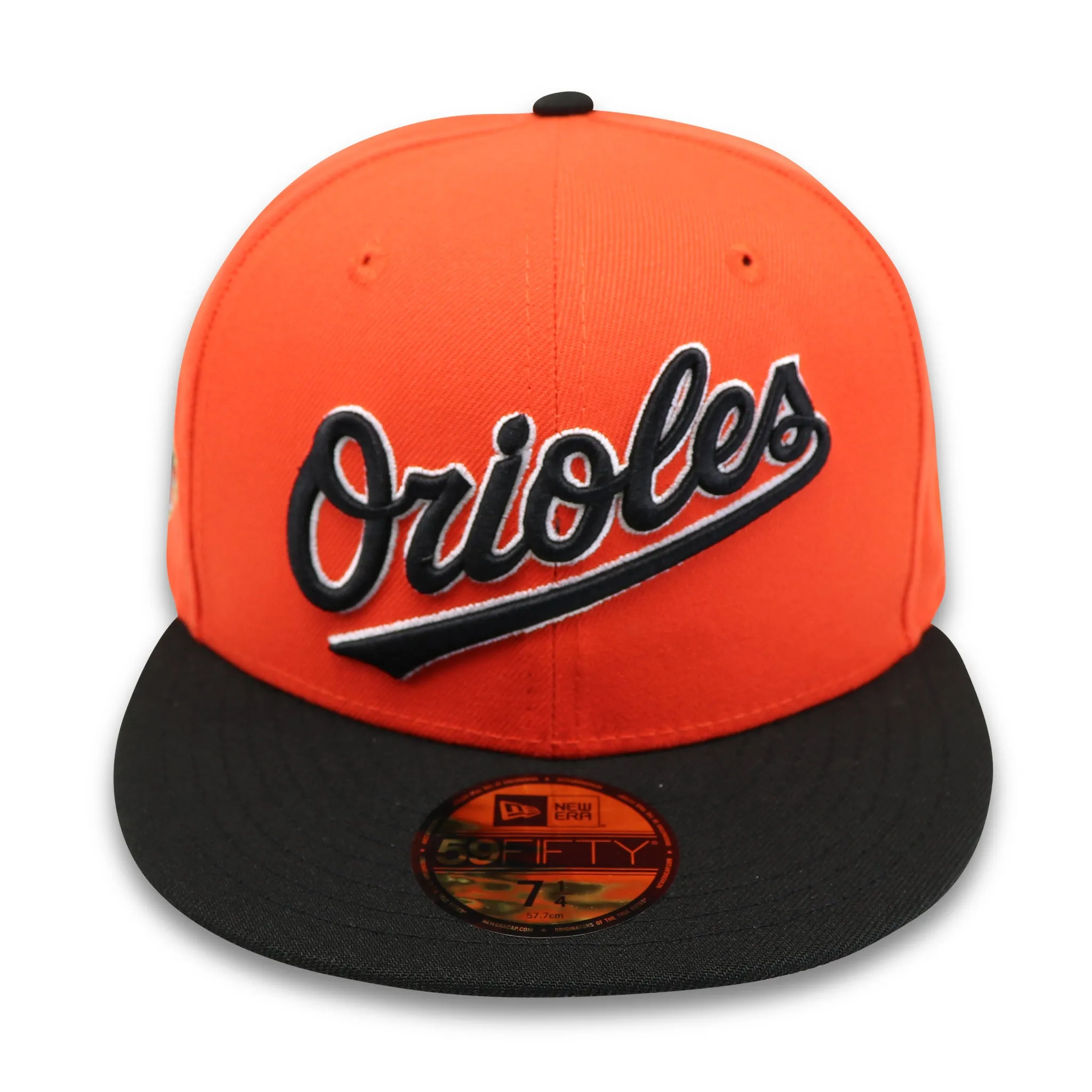 BALTIMORE ORIOLES (ORANGE) (50TH ANN) NEW ERA 59FIFTY FITTED