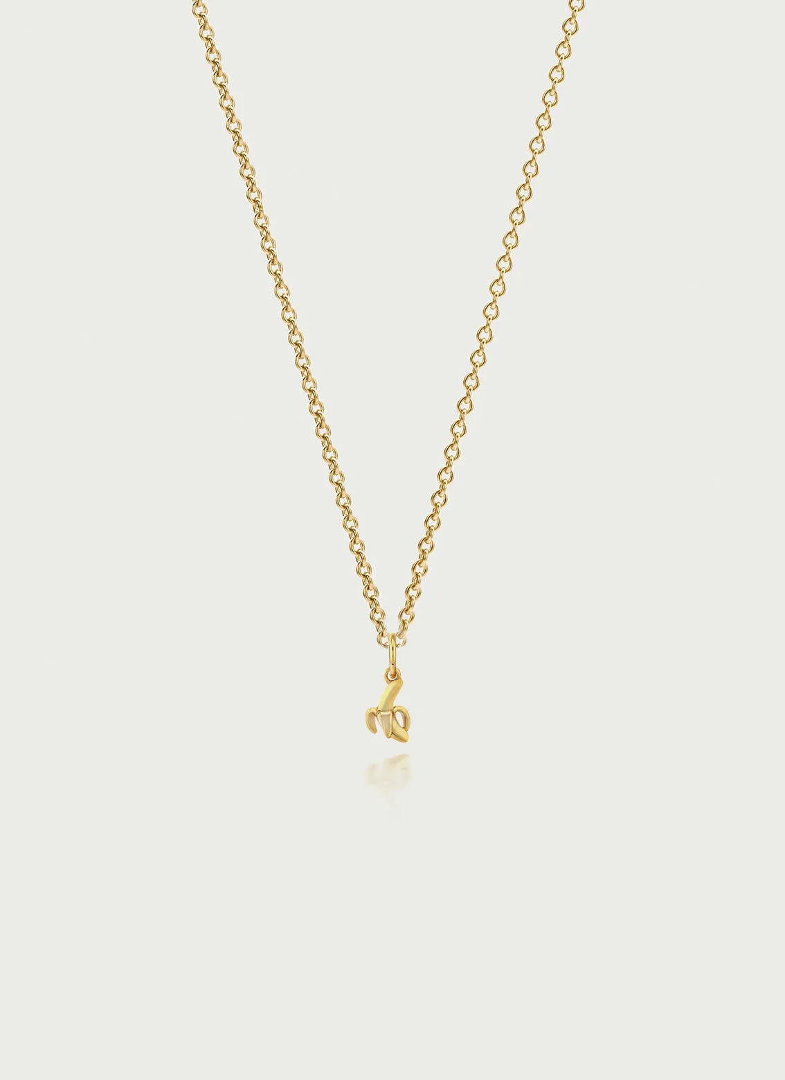 Banana charm 14k gold