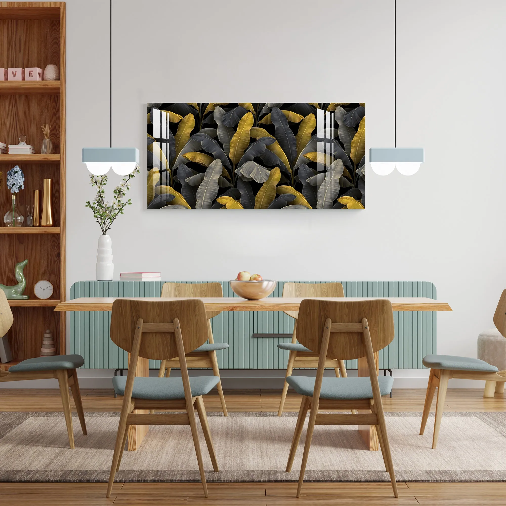 Banana Leaves Acrylic Wall Art