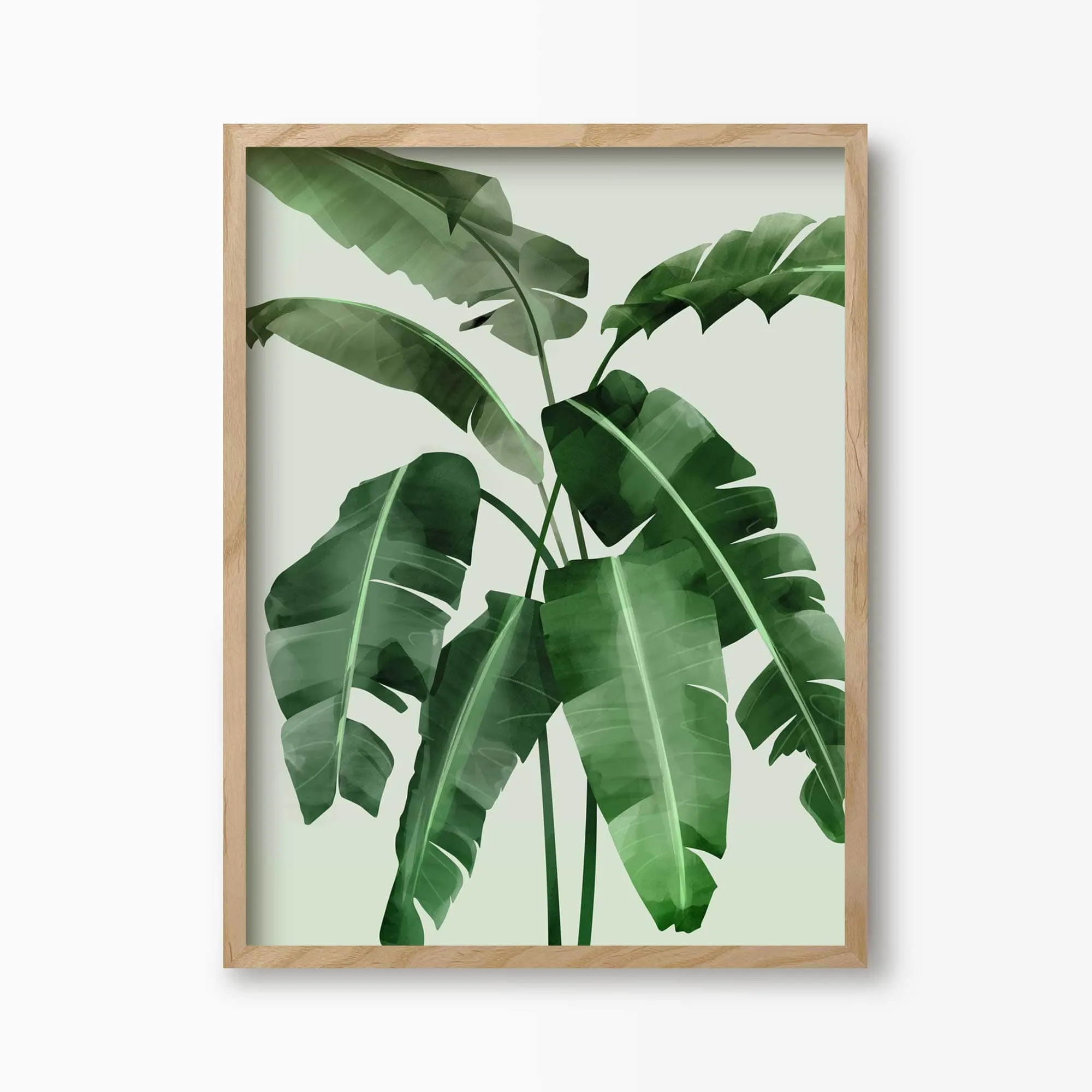 Banana Leaves Art Print