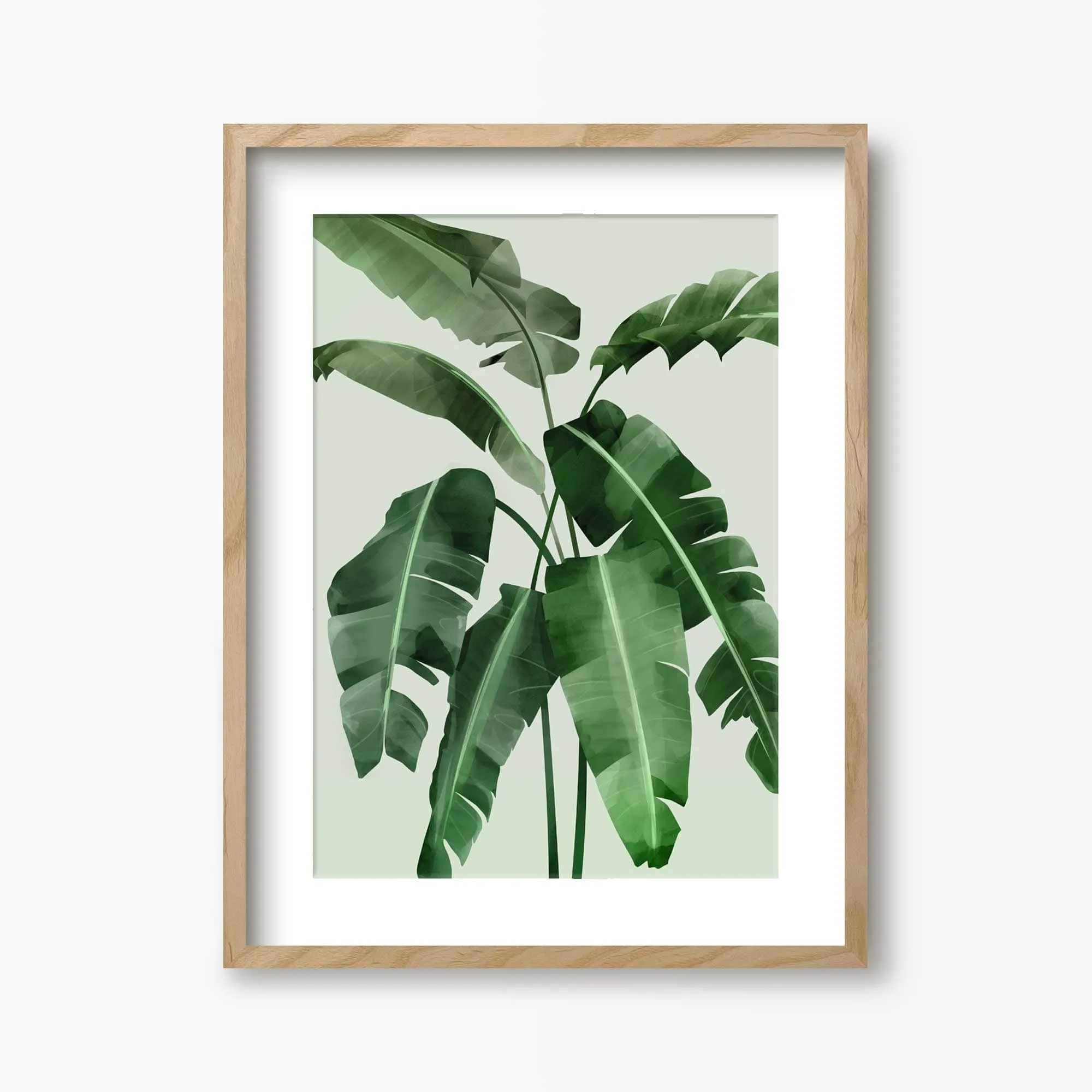 Banana Leaves Art Print