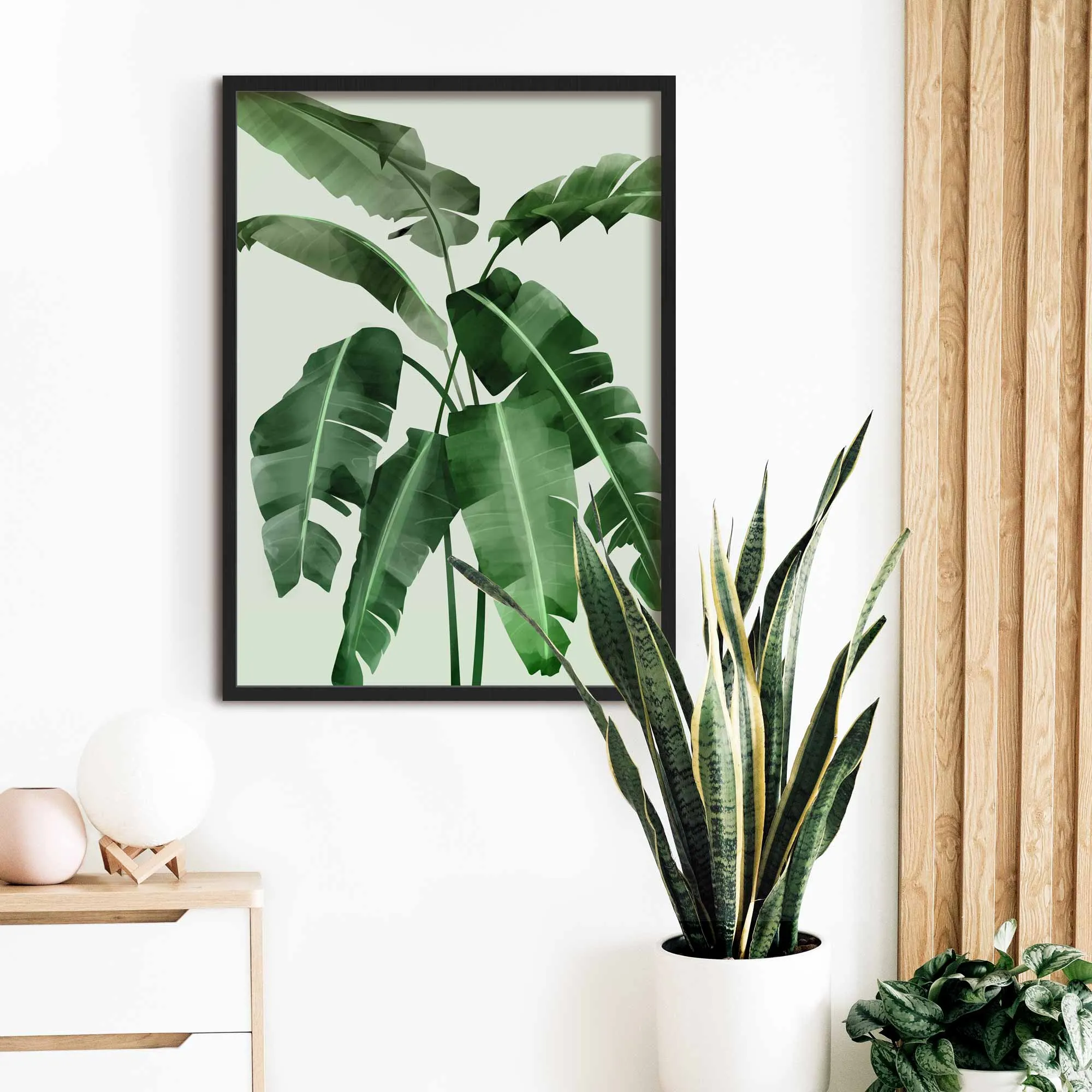 Banana Leaves Art Print