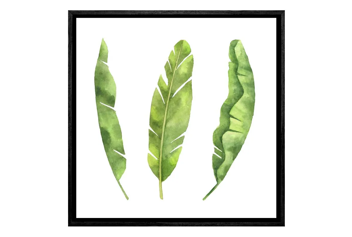 Banana Leaves | Tropical Leaf Wall Art