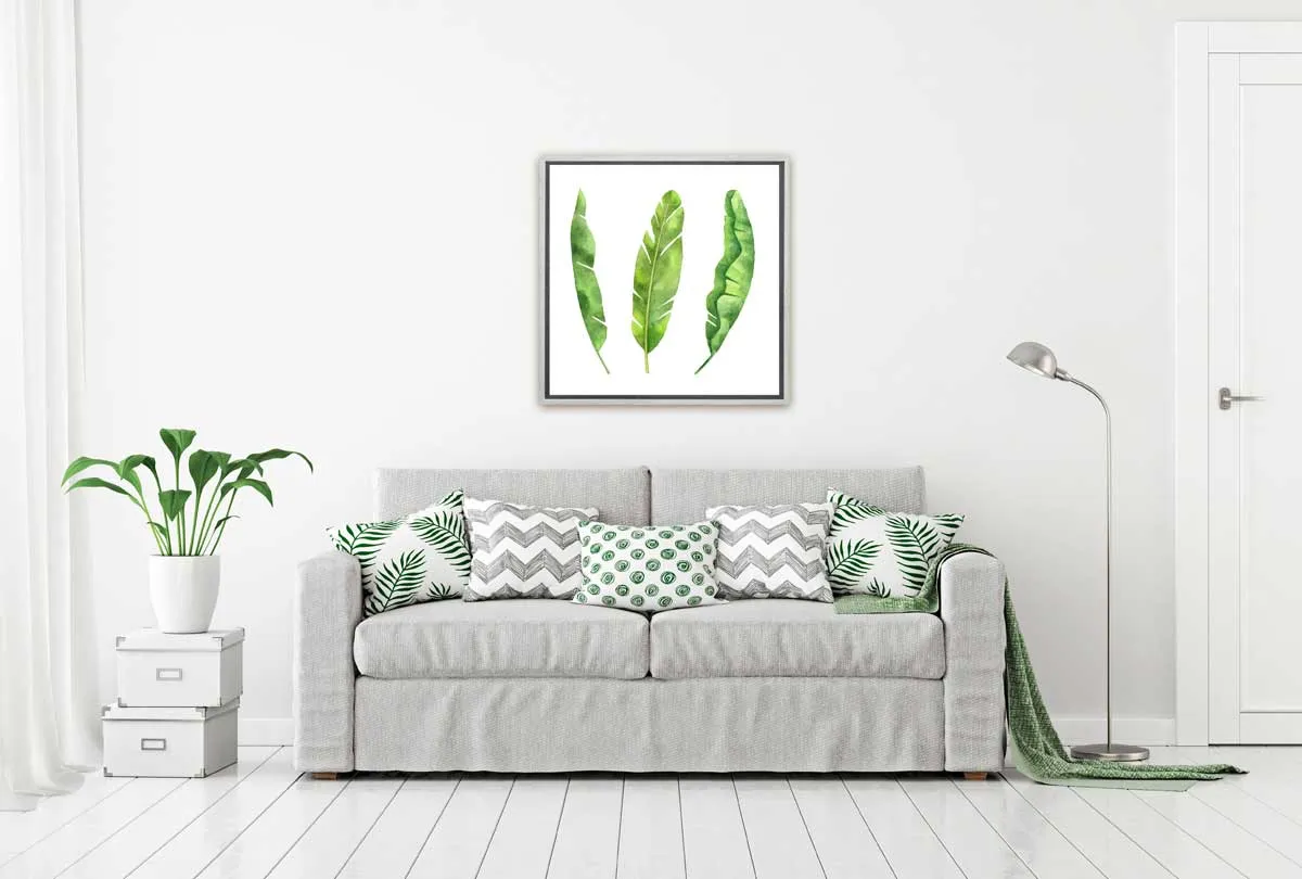 Banana Leaves | Tropical Leaf Wall Art