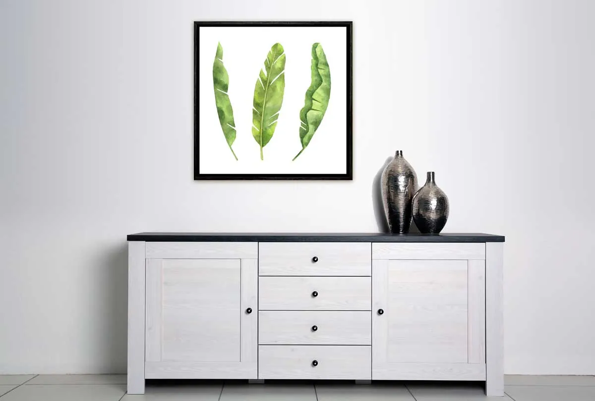 Banana Leaves | Tropical Leaf Wall Art