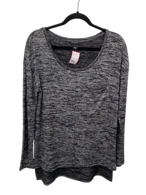 Banana Republic Misses Size Small Grey Print LS Blouse