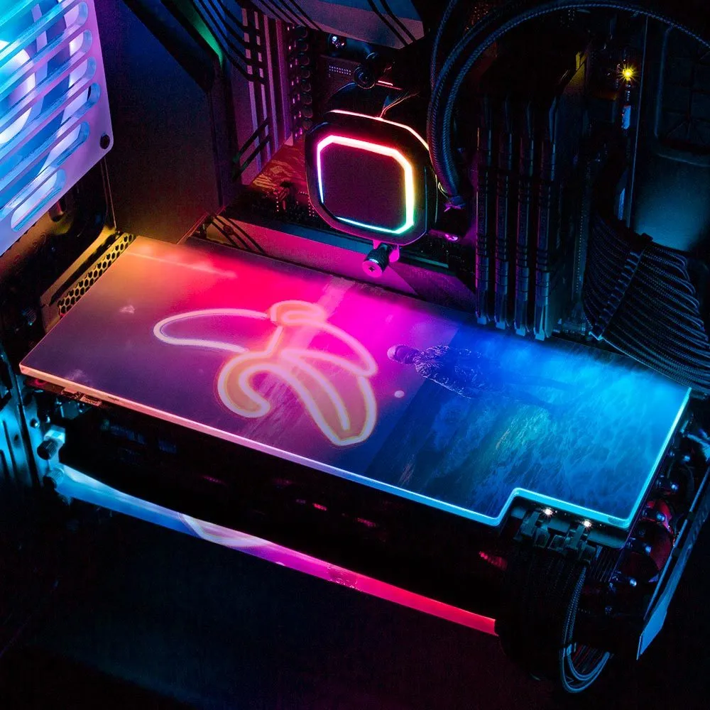 Banana RGB GPU Backplate