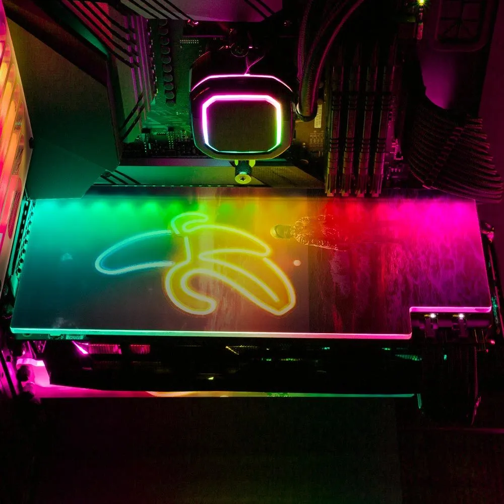 Banana RGB GPU Backplate