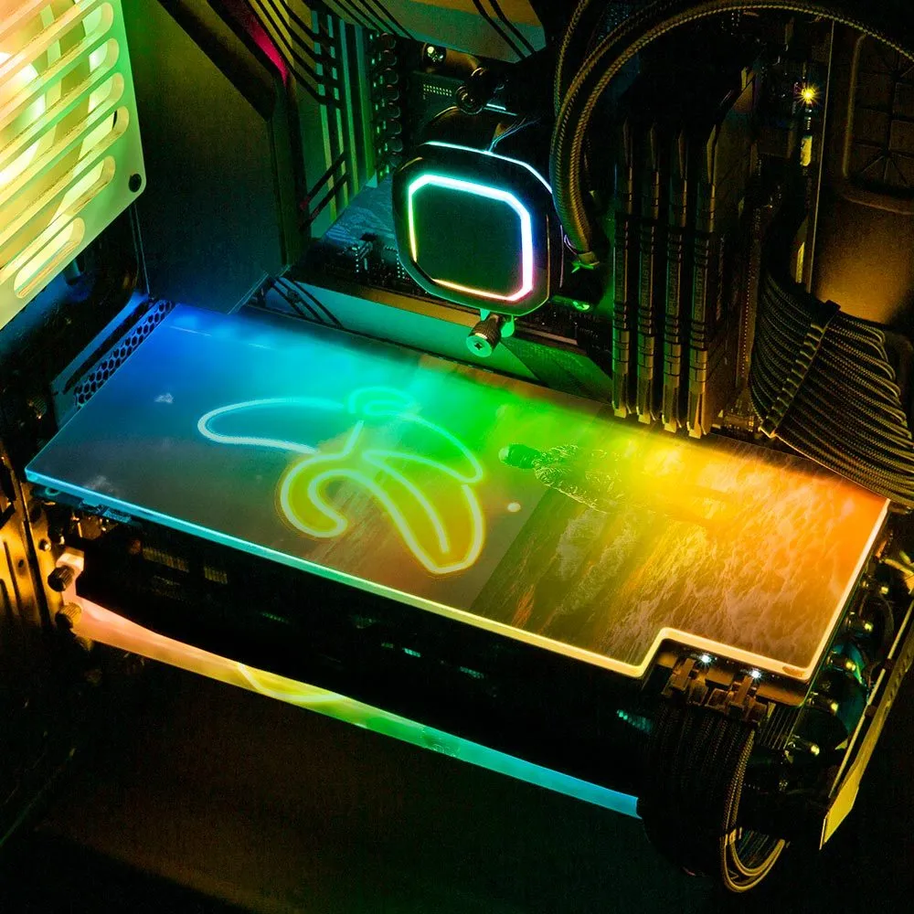 Banana RGB GPU Backplate