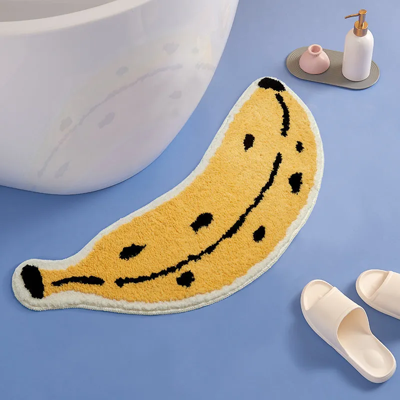 Banana Tufted Bathroom Mat