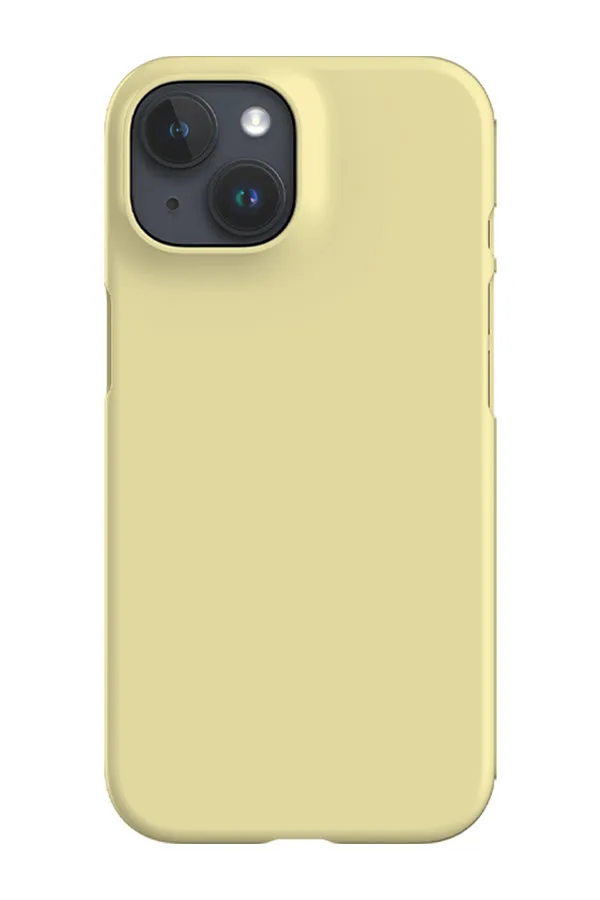 Banana Yellow Plain Block Colour Phone Case