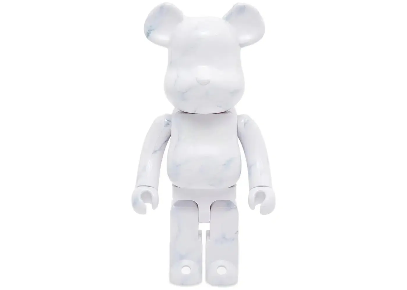 Bearbrick X END. 1000% White Marble