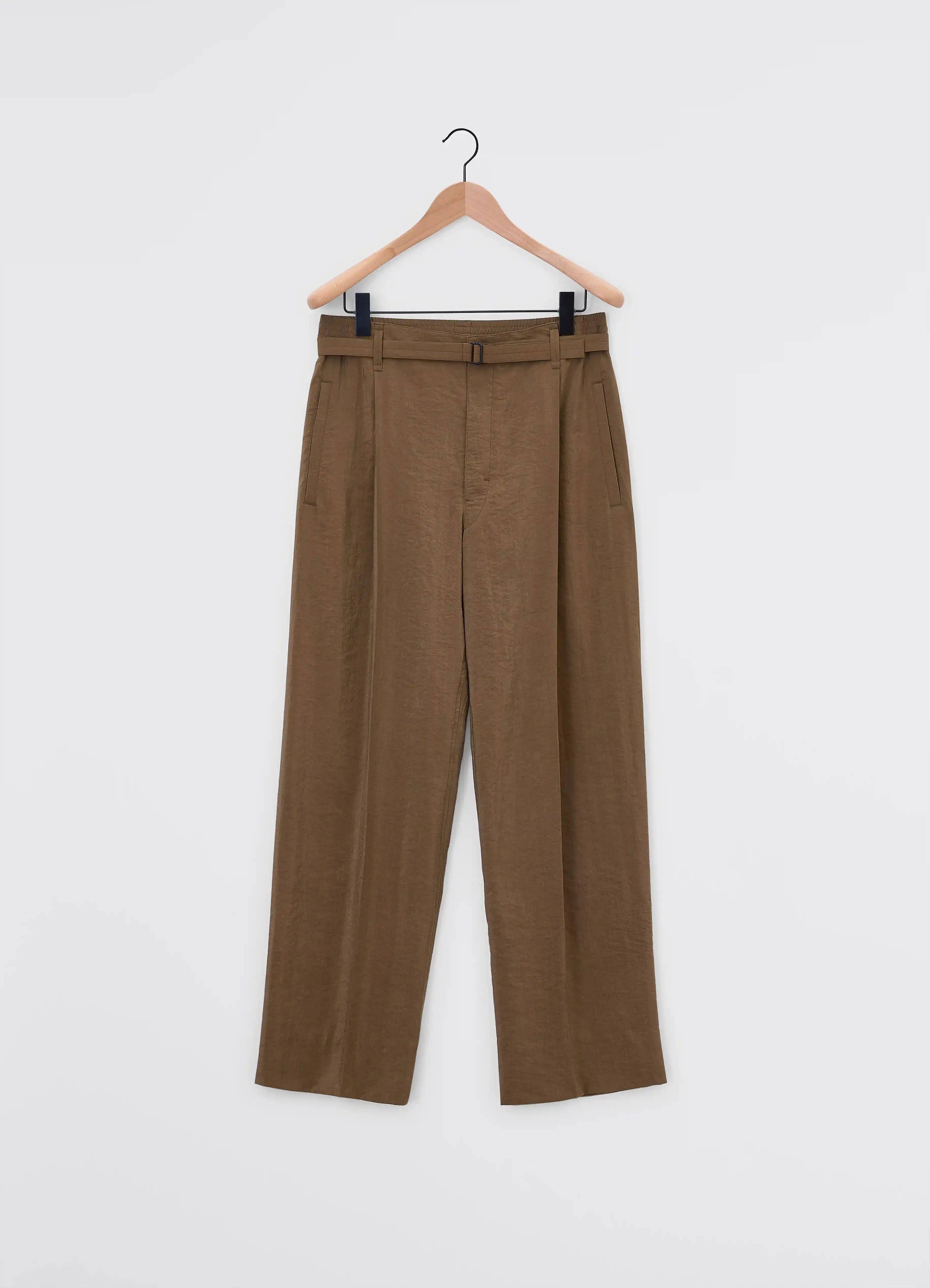 BELTED RELAXED PANTS