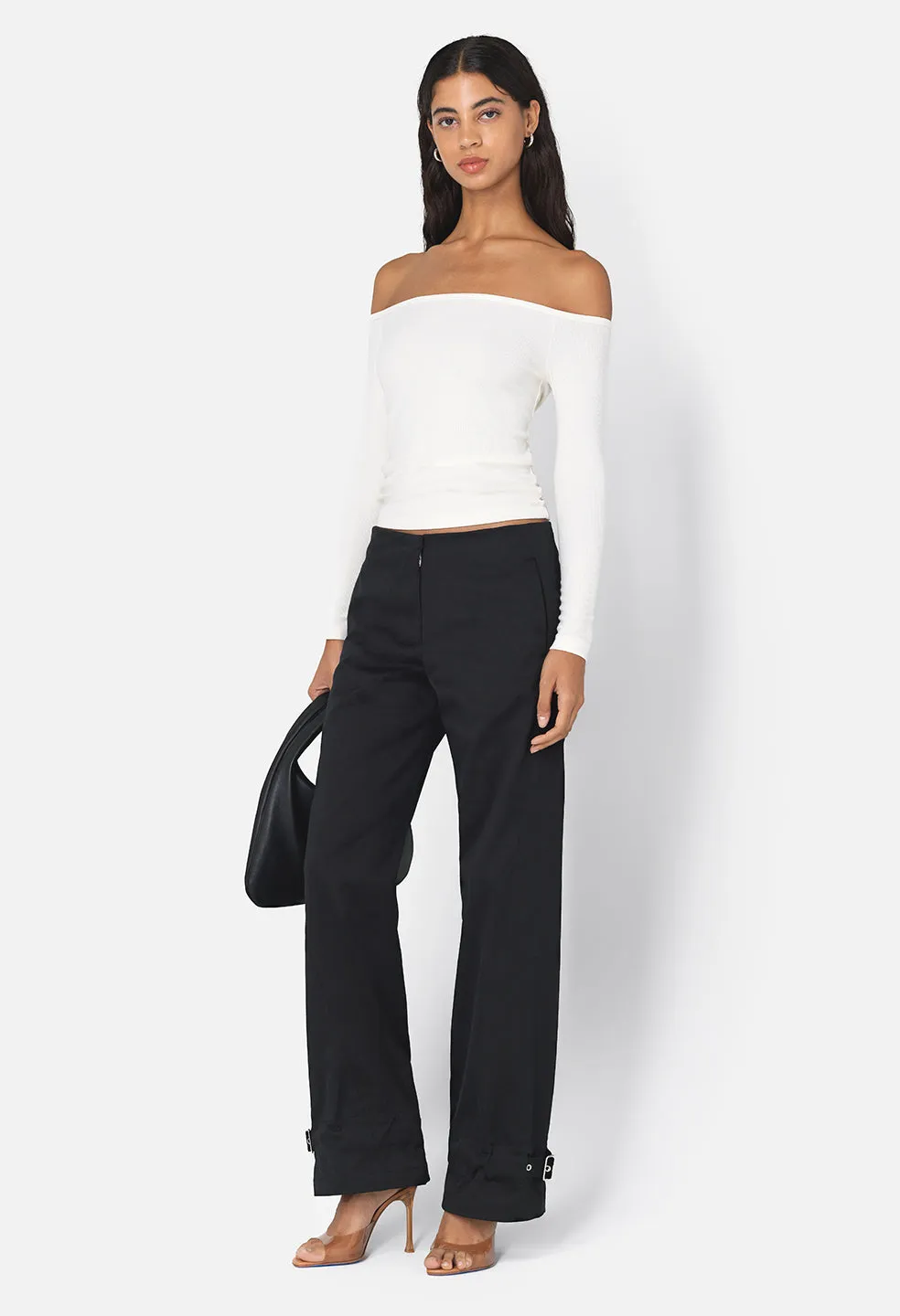 Belted Trouser / Black