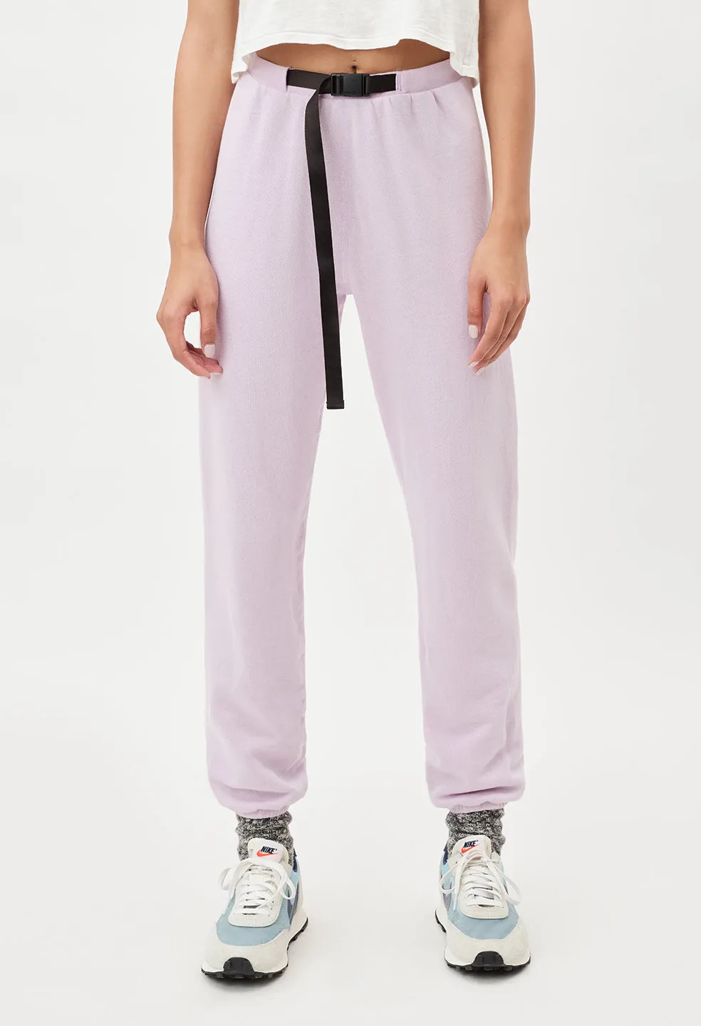 Belted Vintage Fleece Sweatpants / Prism