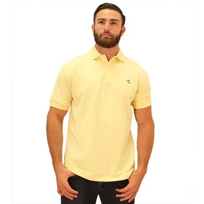 Biscayne Bay Embroidered Men's Polo - Banana