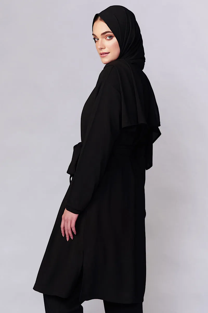 Black Belted Robe