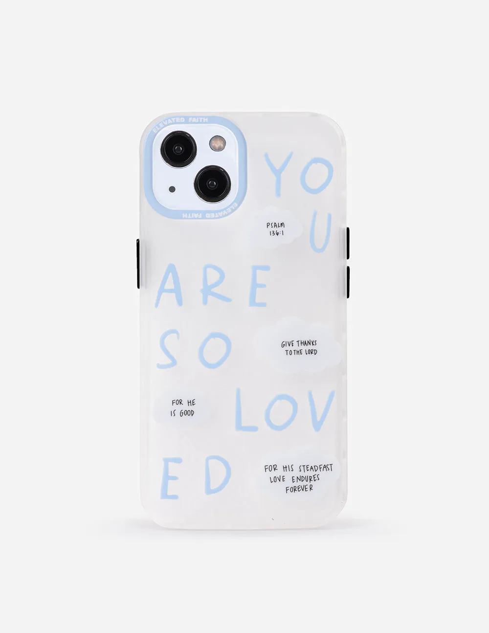 Blue You Are So Loved Frosted Phone Case