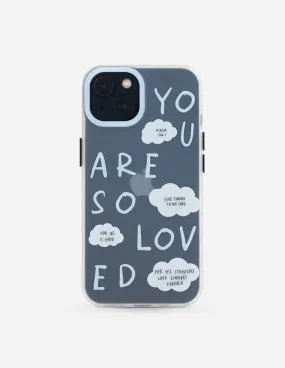 Blue You Are So Loved Frosted Phone Case