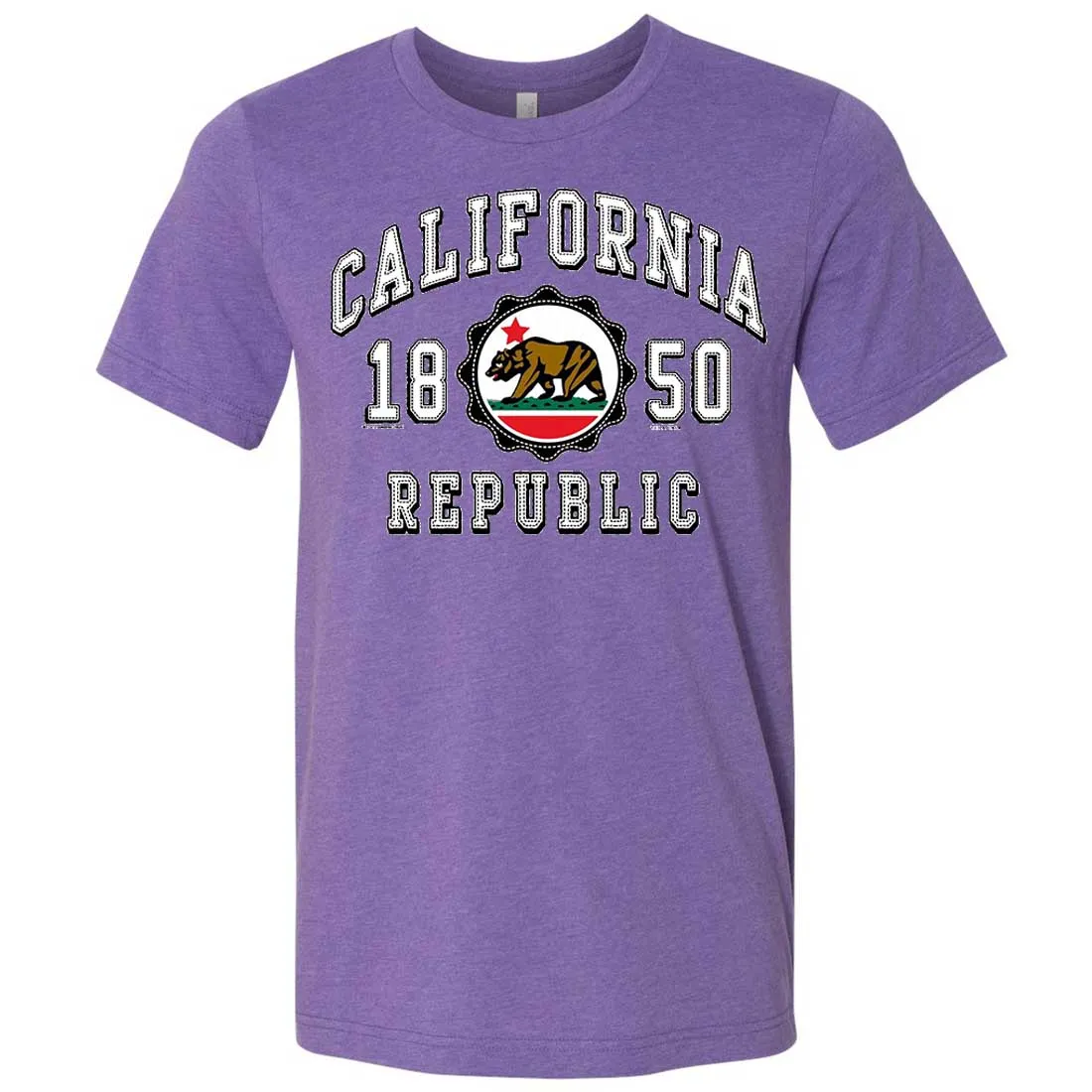 California Republic 1850 Asst Colors Mens Fitted Tee