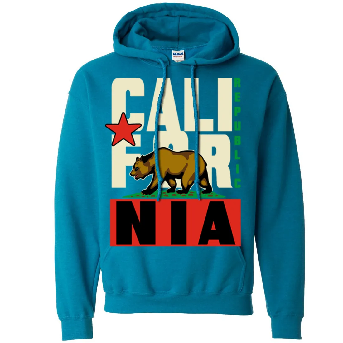 California Republic Original Retro Asst Colors Sweatshirt Hoodie