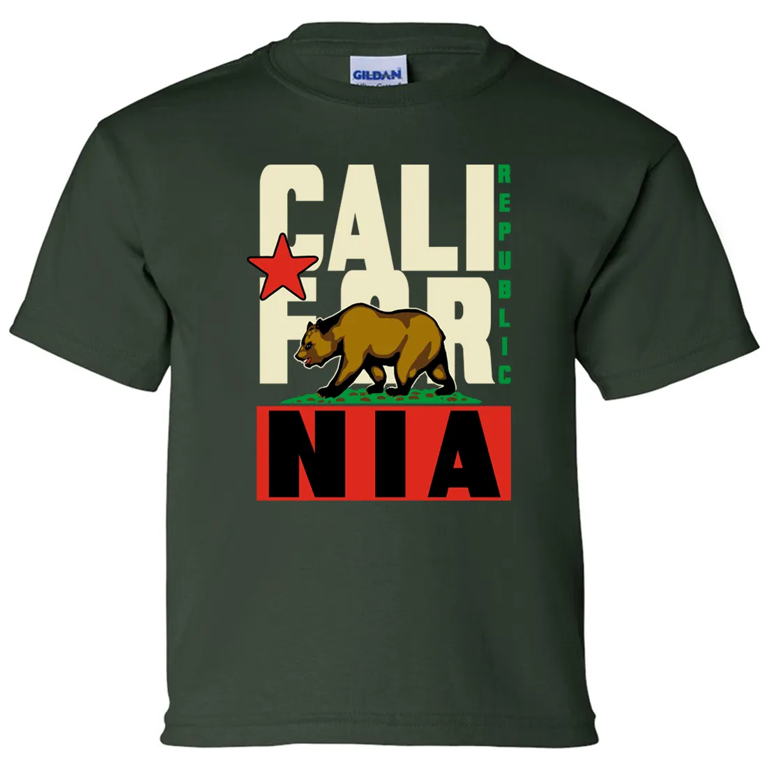 California Republic Original Retro Bold Asst Colors Youth T-Shirt/tee