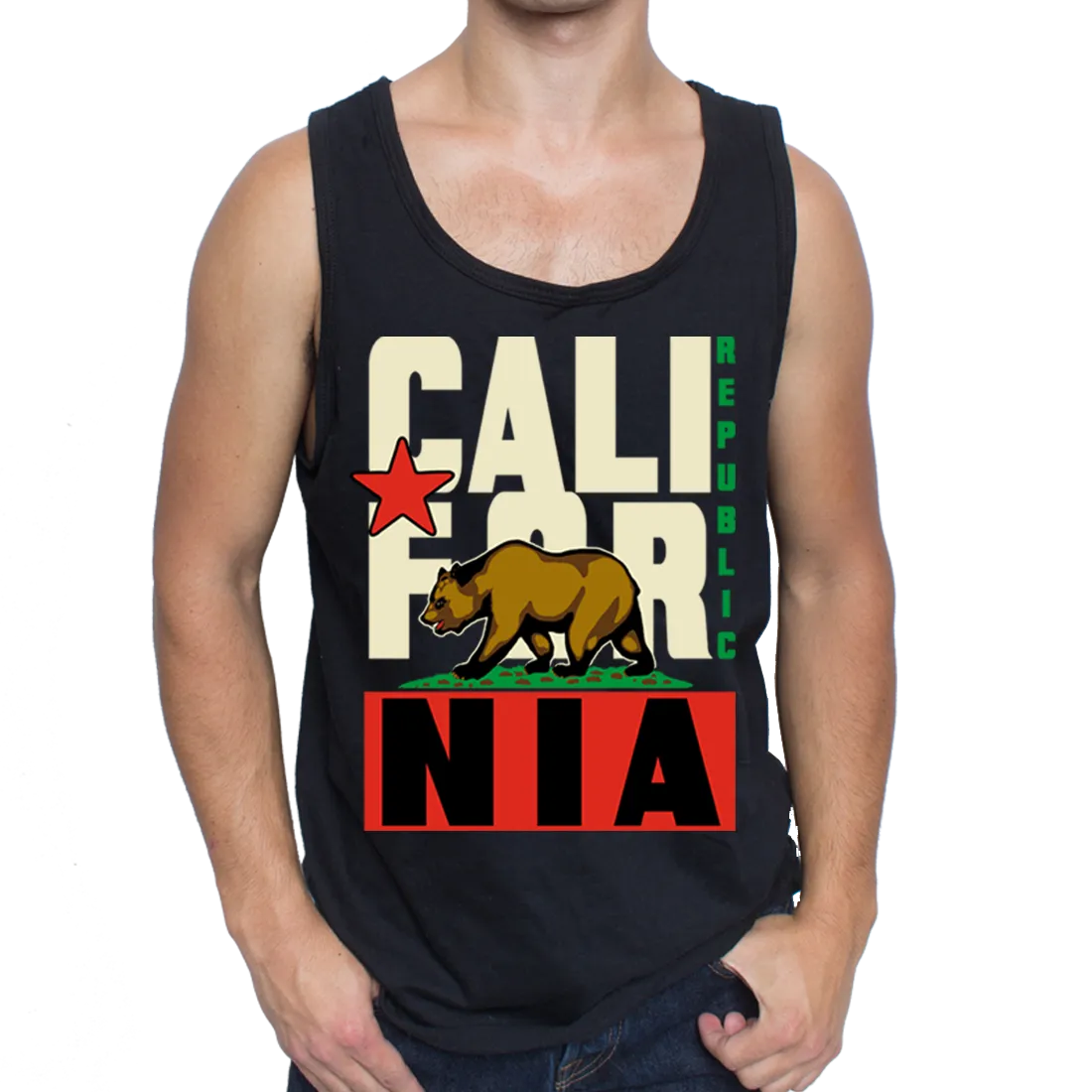 California Republic Original Retro Bold Tank Top