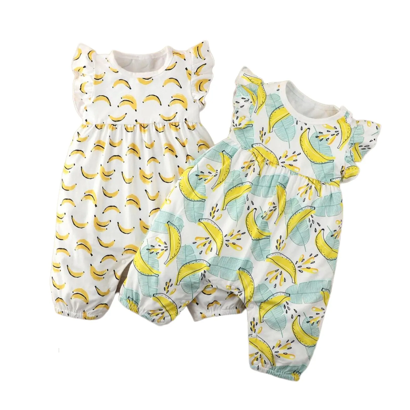 Camila Banana Jumpsuit White