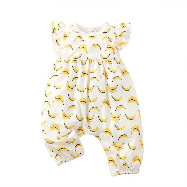 Camila Banana Jumpsuit White