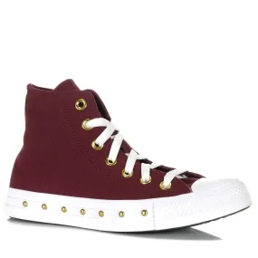 Converse Chuck Taylor Star Studded Hi Deep Bordeaux