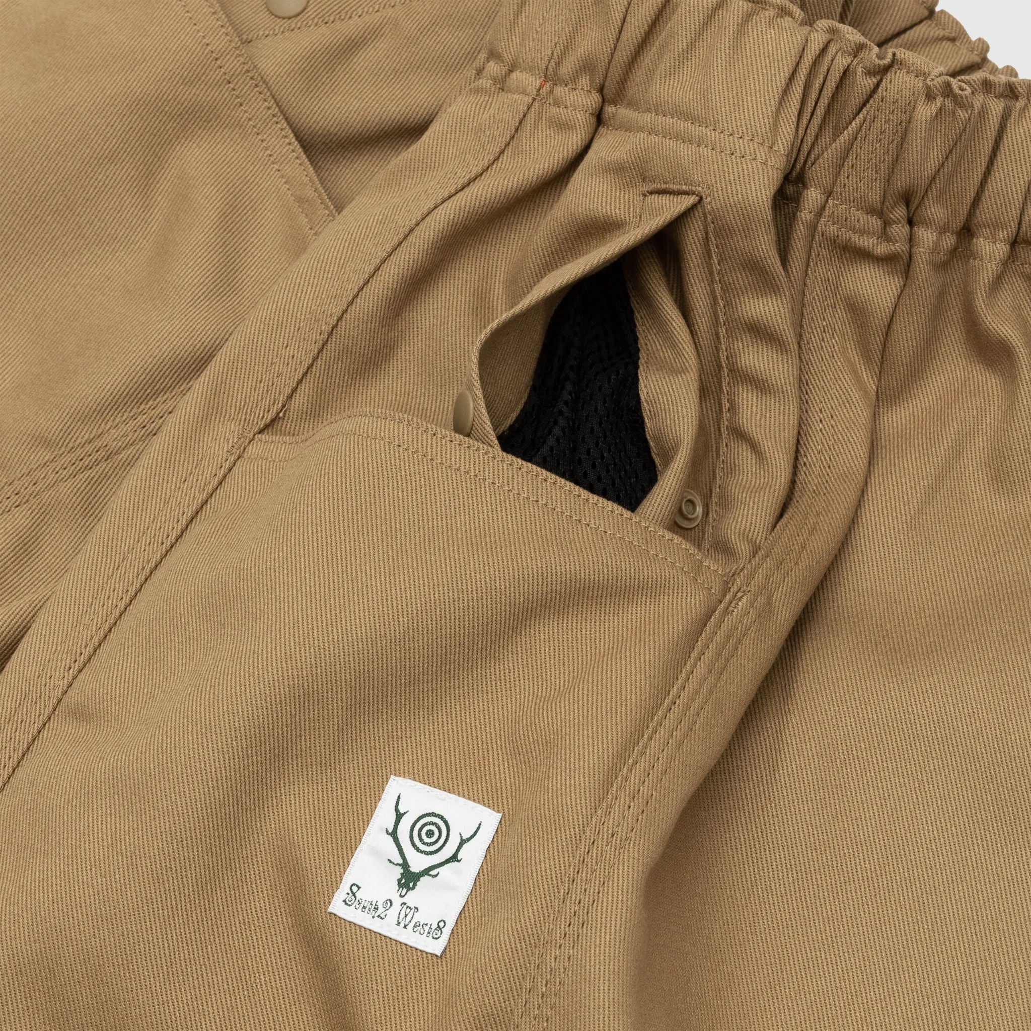 COTTON TWILL BELTED C.S PANT