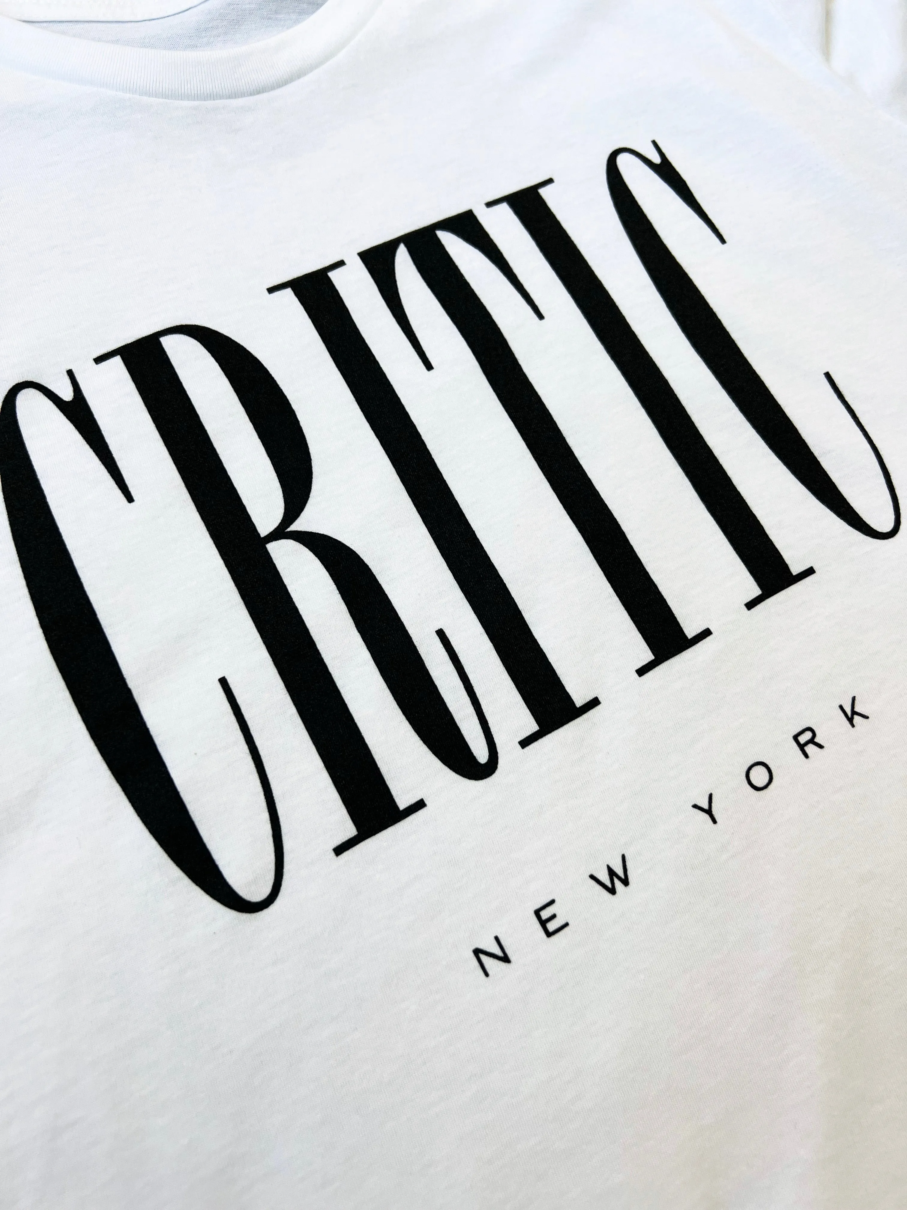 Critic New York Tee in White