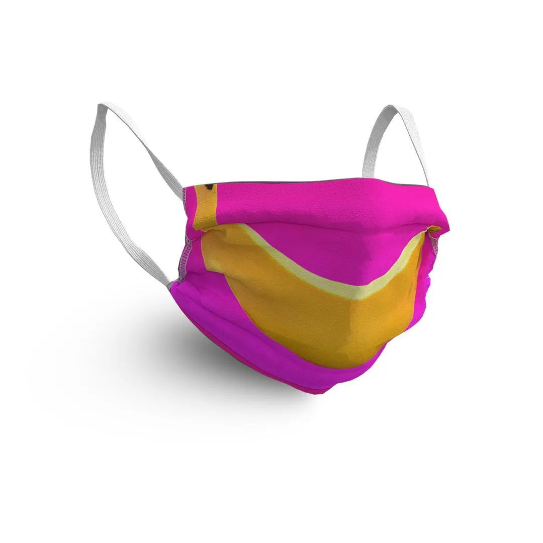 DESIGNER FACE MASK PINK BANANA