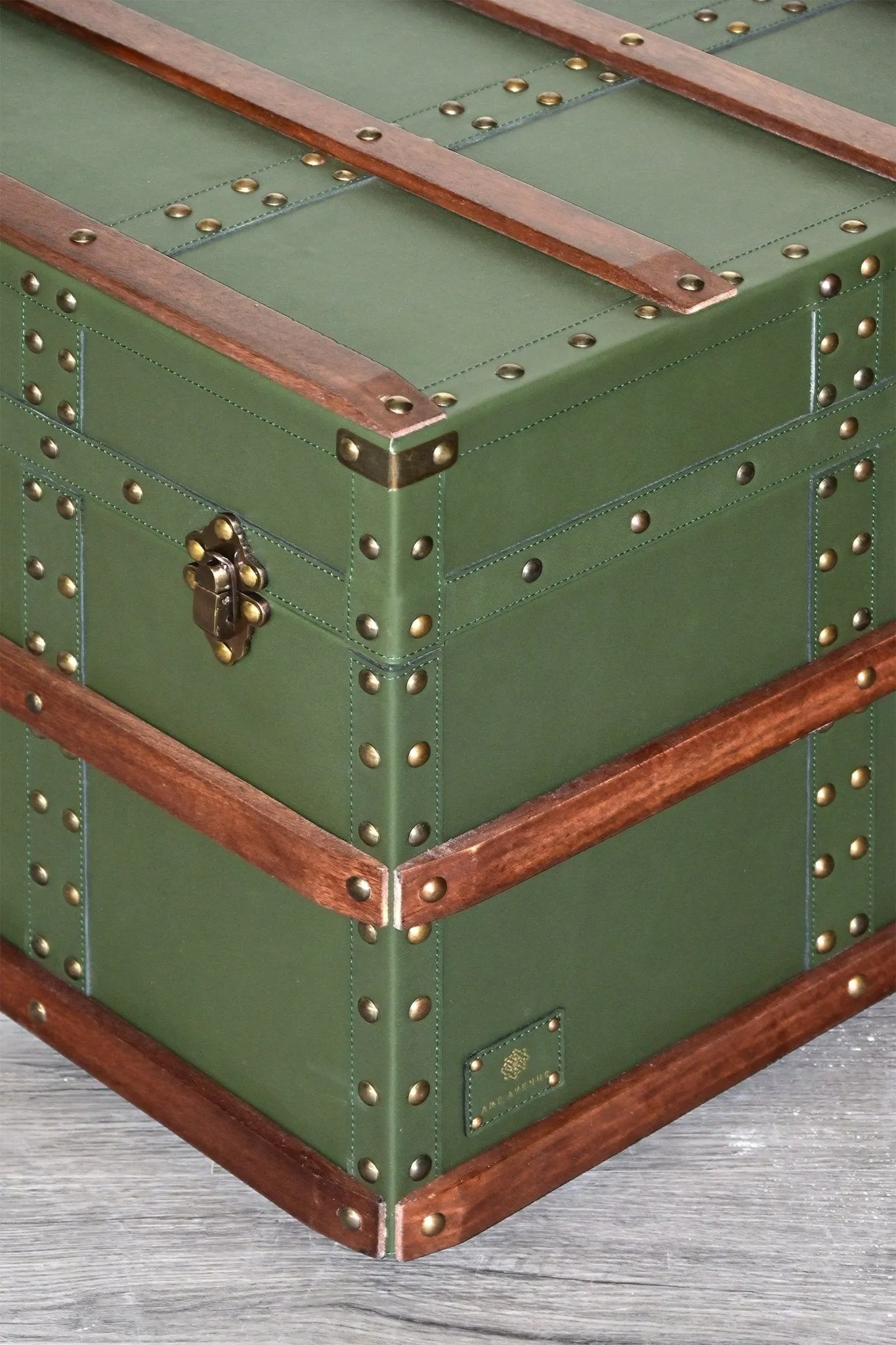 DIVINE - BED END LEATHER TRUNK