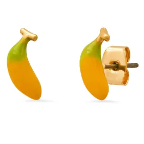 Enamel Banana Studs