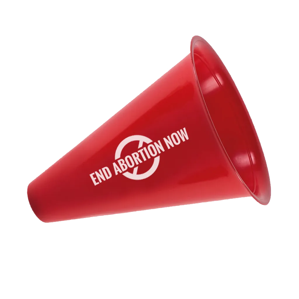 End Abortion Now Voice Amplifier | Cone