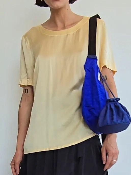 Escada Banana Mousse Silk Tee (L)