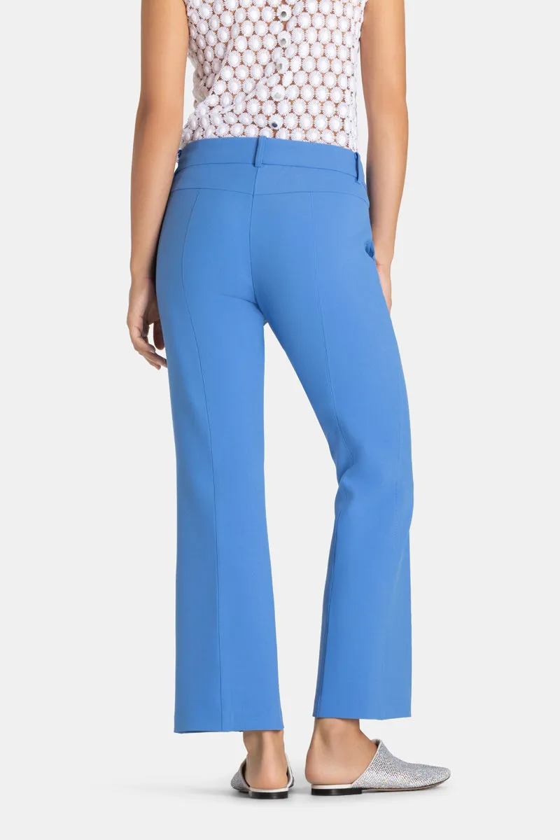 FARAH CROPPED FLARE PANT (TRU BLUE) - CAMBIO