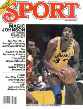 February 1982 Sport Cover (Magic Johnson, Los Angeles Lakers)