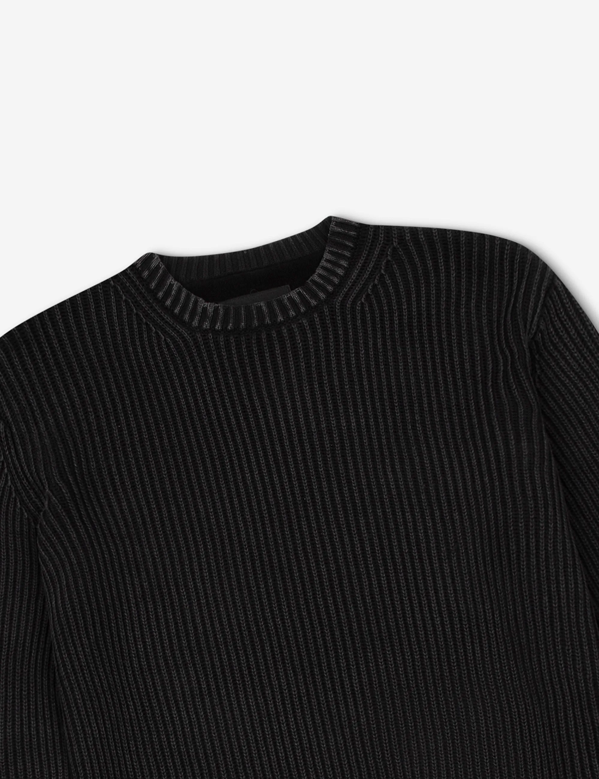 Fisher Chunky Organic Knit - Black