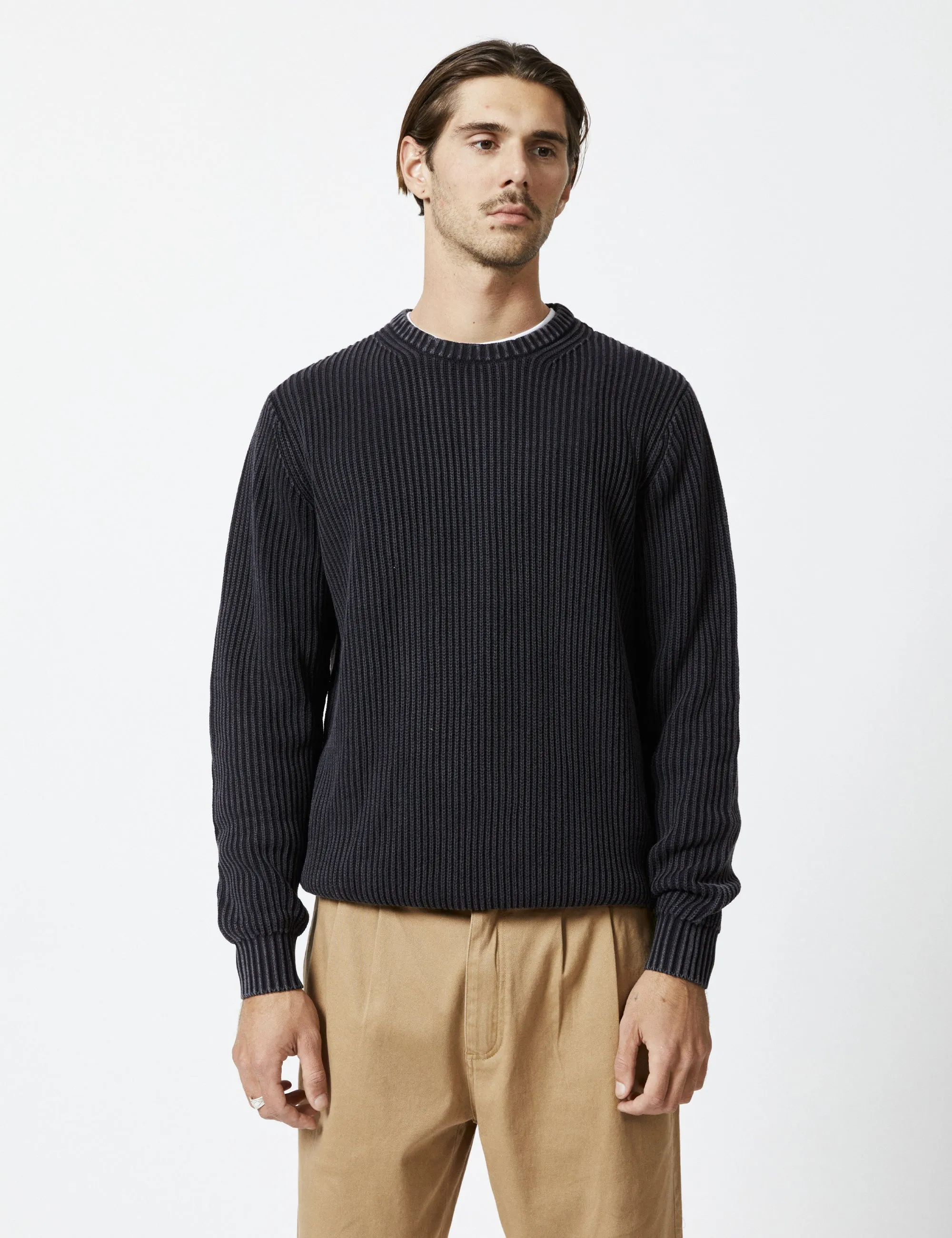 Fisher Chunky Organic Knit - Black