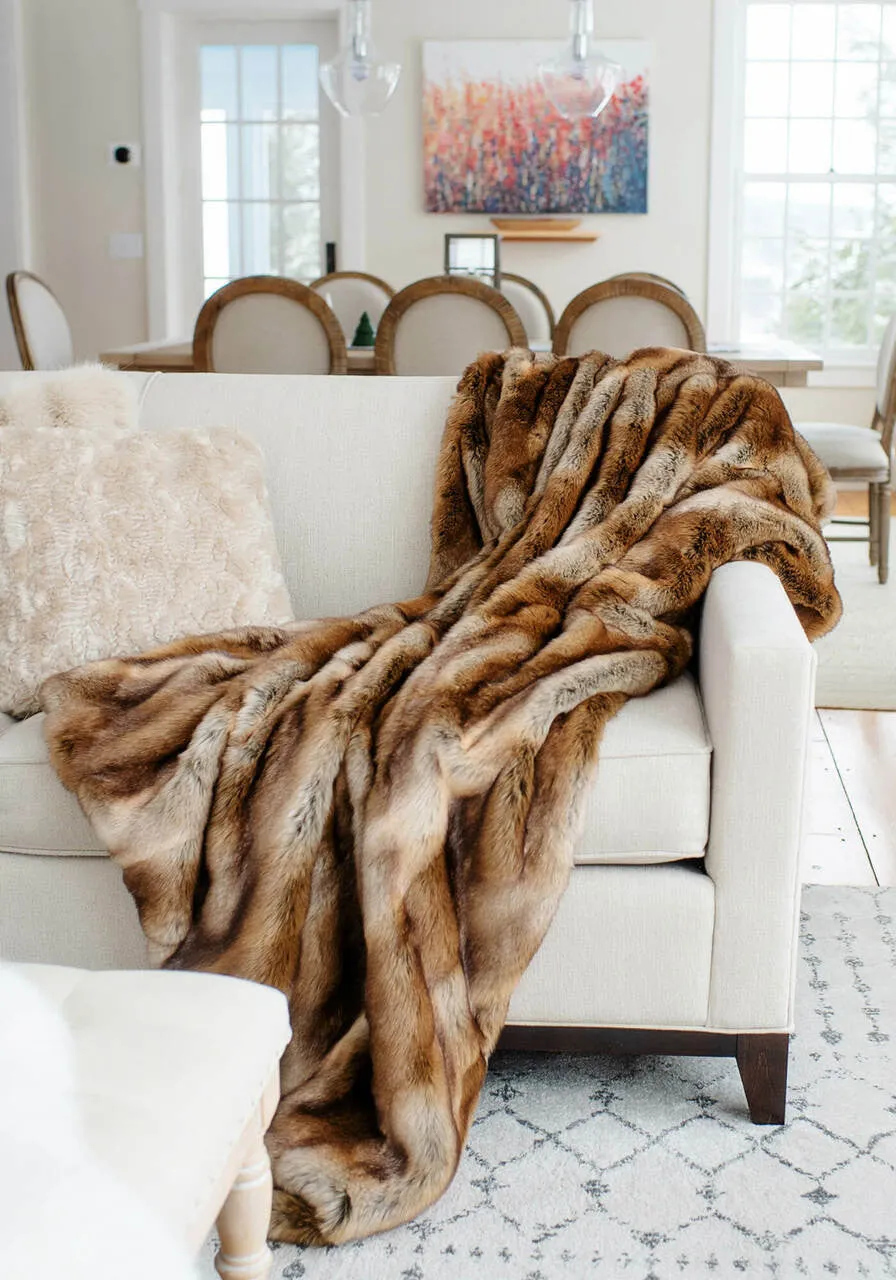 Fisher Faux Fur Throw - 60x86